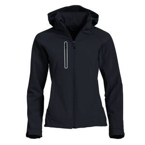 Clique Womens/Ladies Milford Soft Shell Jacket / Black
